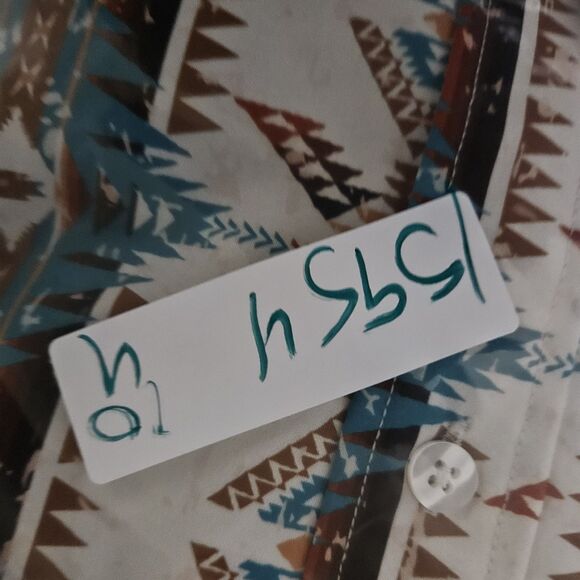 Panhandle Performance Shirt Mens XXL Golf Polo Button‎ Up Southwestern Aztec - Picture 10 of 10